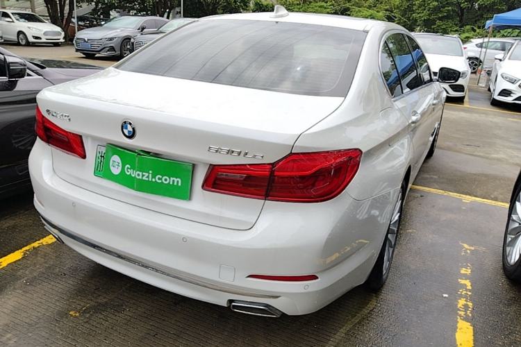 Used BMW 5 Series New Energy 2020 Mileage Upgrade Version 530Le Luxury Package Rear Right 45 Deg