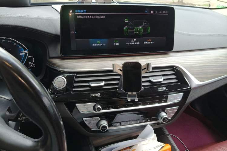 Used BMW 5 Series New Energy 2021 535Le Luxury Package Audio And AC Panel