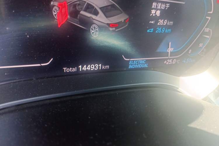 Used BMW 5 Series New Energy 2021 535Le Pioneer Edition M Sport Package Odometer Close Up