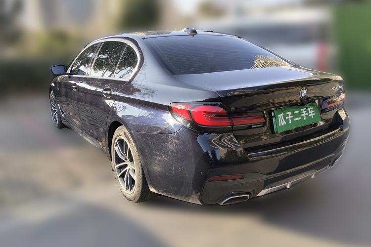 Used BMW 5 Series New Energy 2021 535Le M Sport Package Rear Left 45 Deg
