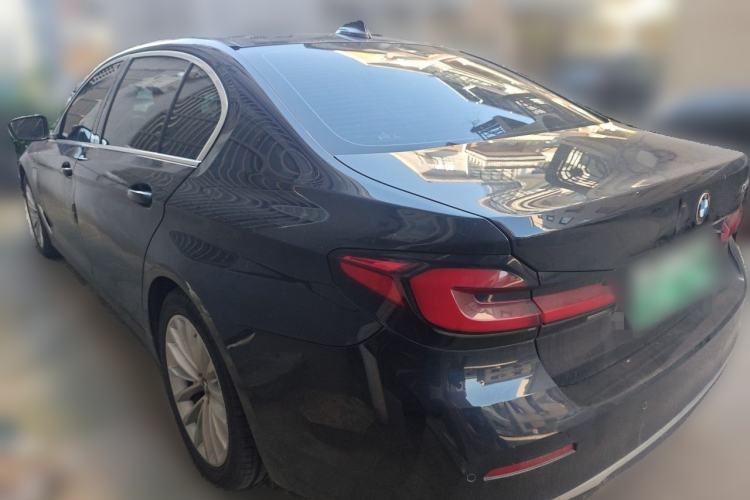 Used BMW 5 Series New Energy 2021 Updated 535Le Luxury Package Rear Left 45 Deg