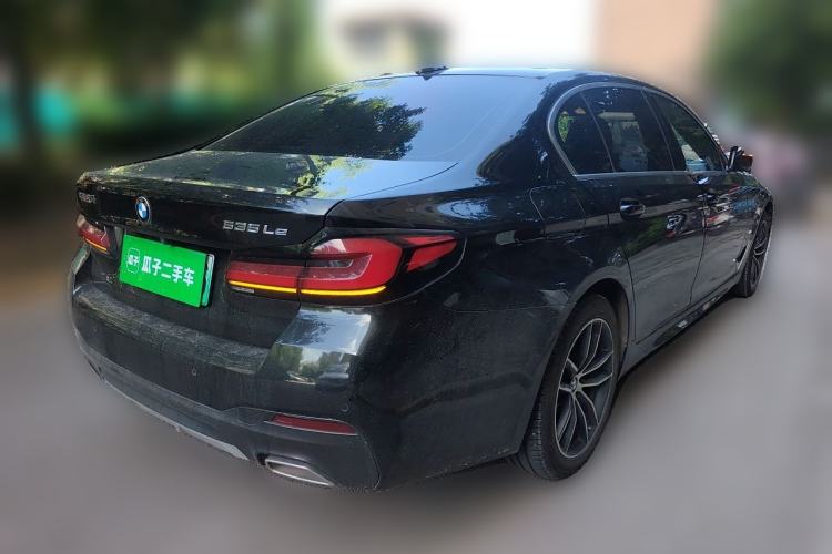 Used BMW 5 Series New Energy 2021 535Le M Sport Package Rear Right 45 Deg