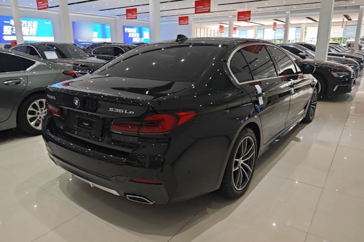 Used BMW 5 Series New Energy 2021 535Le Pioneer Edition M Sport Package Rear Right 45 Deg