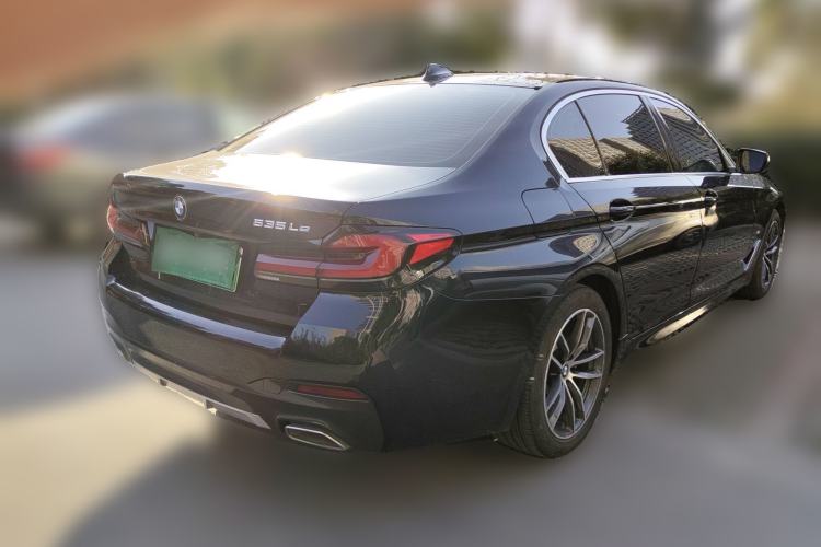 Used BMW 5 Series New Energy 2021 535Le M Sport Package Rear Right 45 Deg