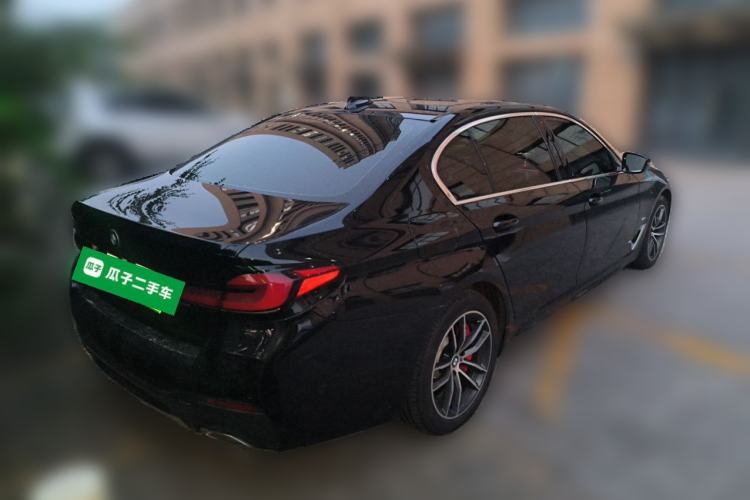 Used BMW 5 Series New Energy 2021 535Le Pioneer Edition M Sport Package Rear Right 45 Deg