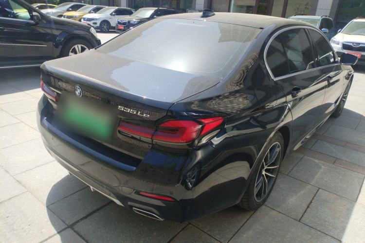 Used BMW 5 Series New Energy 2021 535Le M Sport Package Rear Right 45 Deg
