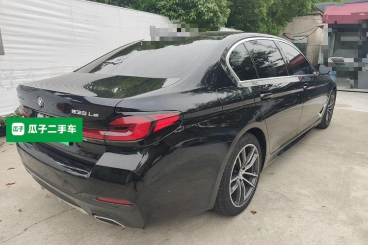 Used BMW 5 Series New Energy 2021 535Le M Sport Package Rear Right 45 Deg