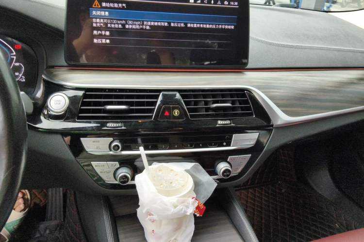 Used BMW 5 Series New Energy 2021 535Le Luxury Package Audio And AC Panel
