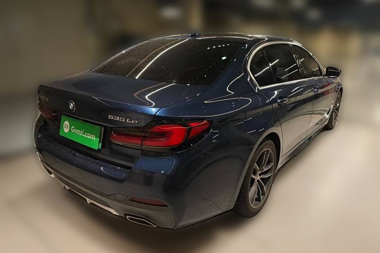 Used BMW 5 Series New Energy 2021 535Le M Sport Package Rear Right 45 Deg