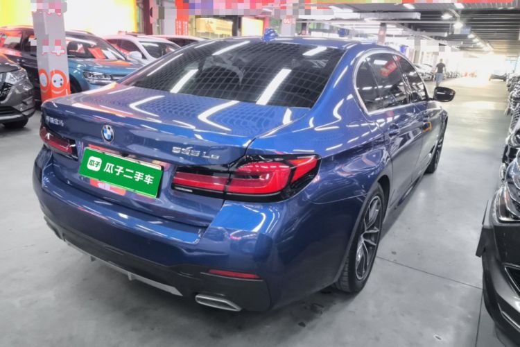 Used BMW 5 Series New Energy 2021 535Le Pioneer Edition M Sport Package Rear Right 45 Deg