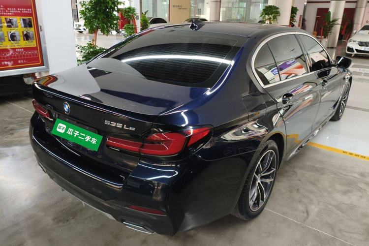 Used BMW 5 Series New Energy 2021 535Le M Sport Package Rear Right 45 Deg