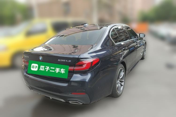 Used BMW 5 Series New Energy 2021 535Le M Sport Package Rear Right 45 Deg