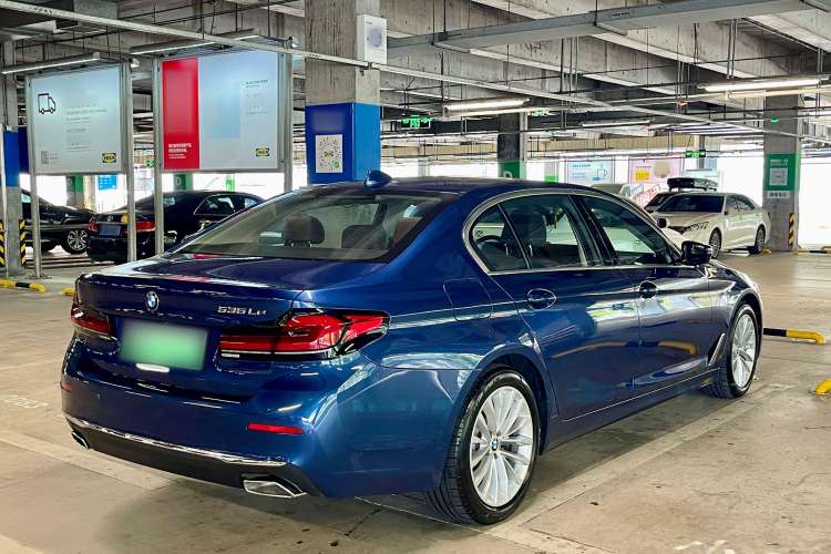 Used BMW 5 Series New Energy 2021 535Le Luxury Package Rear Right 45 Deg