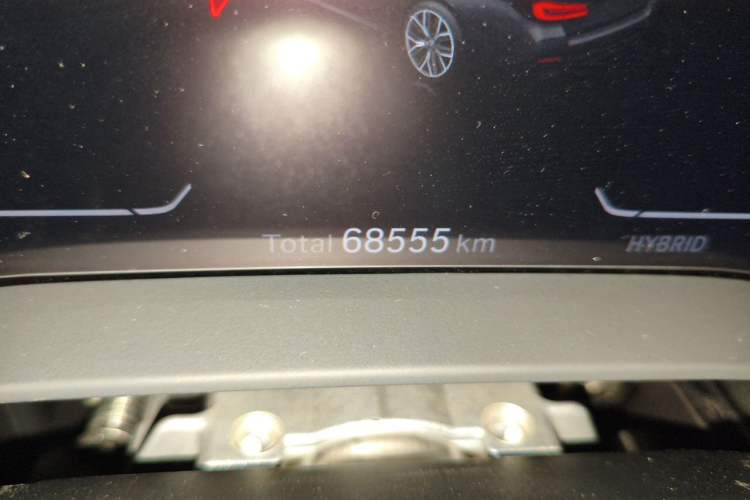 Used BMW 5 Series New Energy 2021 535Le M Sport Package Odometer Close Up