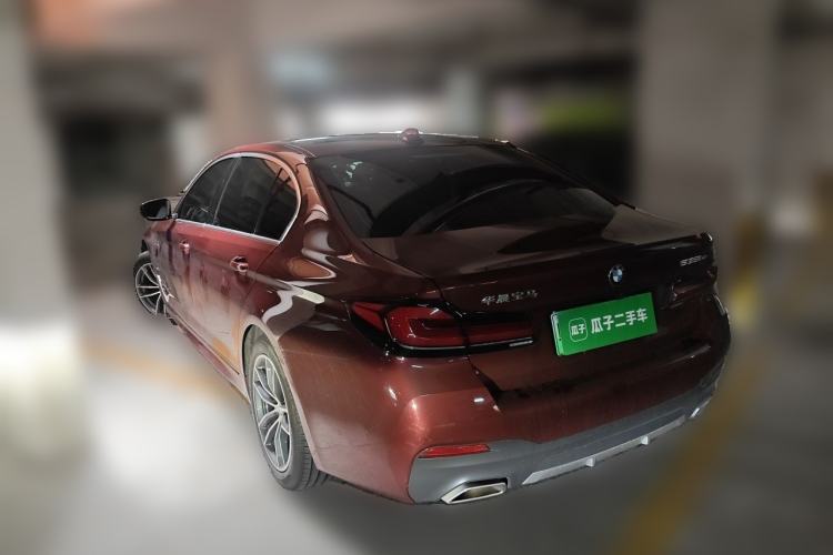 Used BMW 5 Series New Energy 2021 535Le Pioneer Edition M Sport Package Rear Left 45 Deg