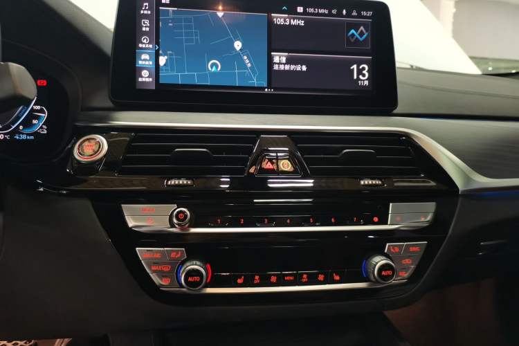 Used BMW 5 Series New Energy 2021 Restyled 535Le M Sport Package Audio And AC Panel