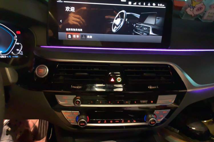 Used BMW 5 Series New Energy 2021 535Le M Sport Package Audio And AC Panel