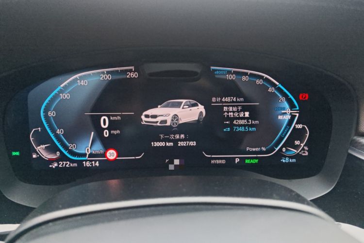 Used BMW 5 Series New Energy 2021 Restyled 535Le Pioneer Edition M Sport Package Instrument Cluster