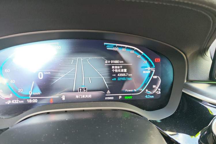 Used BMW 5 Series New Energy 2021 Restyled 535Le M Sport Package Odometer Close Up