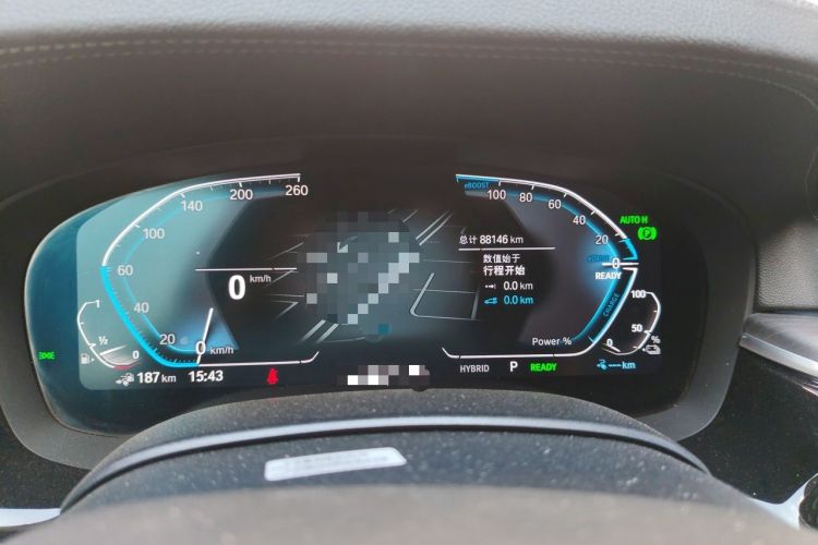 Used BMW 5 Series New Energy 2021 535Le M Sport Package Odometer Close Up