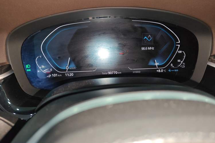 Used BMW 5 Series New Energy 2021 Restyled 535Le M Sport Package Odometer Close Up