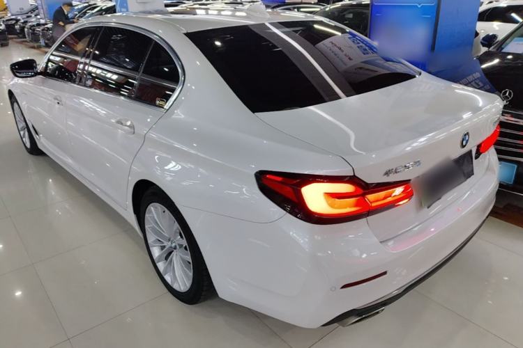 Used BMW 5 Series New Energy 2021 Updated 535Le Luxury Package Rear Left 45 Deg