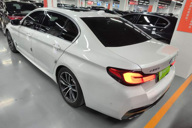 Used BMW 5 Series New Energy 2021 Restyled 535Le Pioneer Edition M Sport Package Rear Left 45 Deg