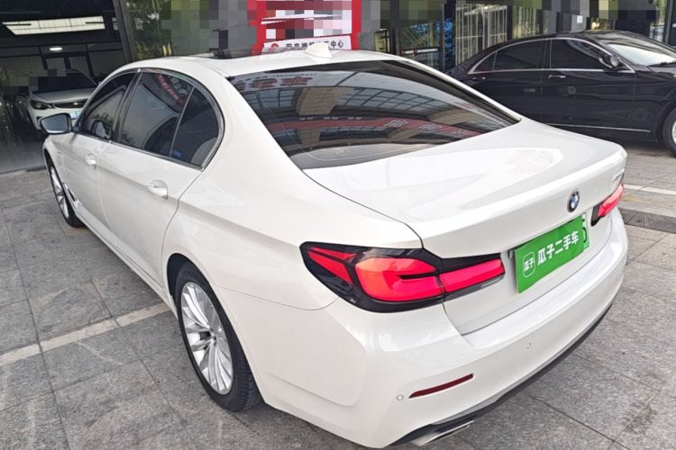 Used BMW 5 Series New Energy 2021 Updated 535Le Luxury Package Rear Left 45 Deg