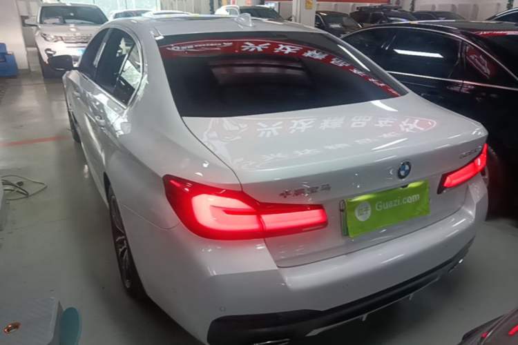 Used BMW 5 Series New Energy 2021 535Le M Sport Package Rear Left 45 Deg