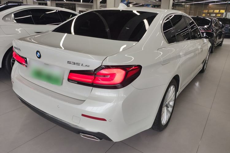 Used BMW 5 Series New Energy 2021 Updated 535Le Luxury Package Rear Right 45 Deg
