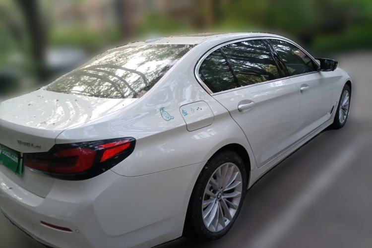 Used BMW 5 Series New Energy 2021 Updated 535Le Luxury Package Rear Right 45 Deg