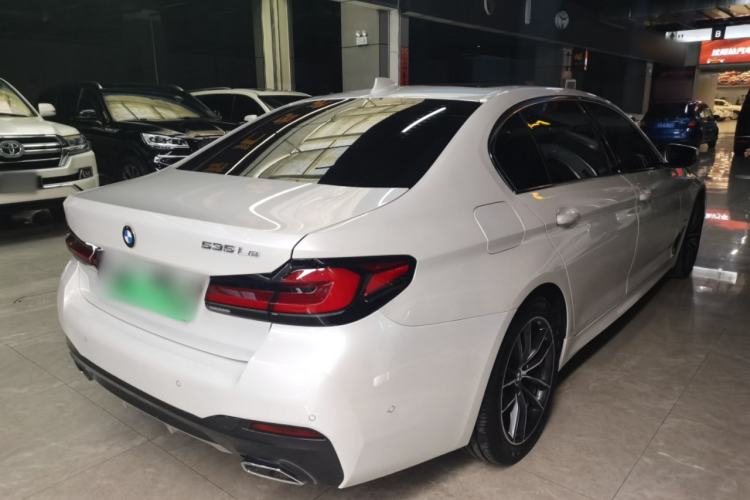 Used BMW 5 Series New Energy 2021 535Le M Sport Package Rear Right 45 Deg