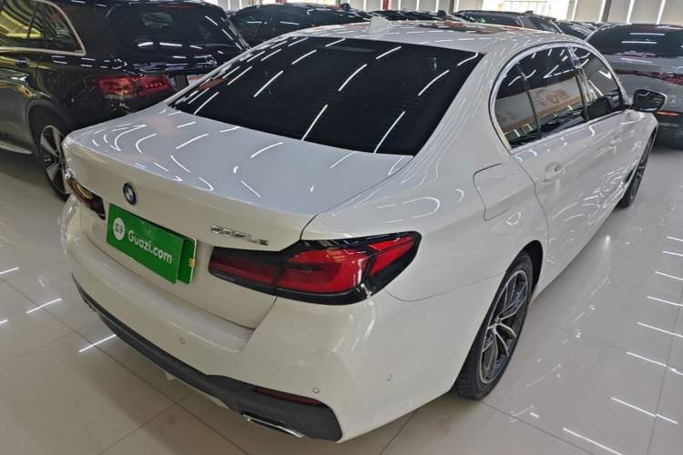 Used BMW 5 Series New Energy 2021 535Le Pioneer Edition M Sport Package Rear Right 45 Deg