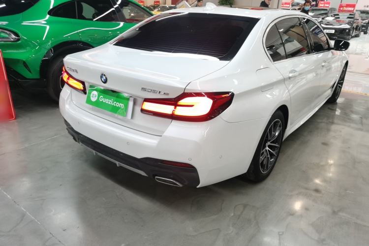 Used BMW 5 Series New Energy 2021 535Le M Sport Package Rear Right 45 Deg