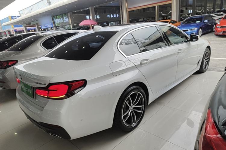 Used BMW 5 Series New Energy 2021 535Le Pioneer Edition M Sport Package Rear Right 45 Deg