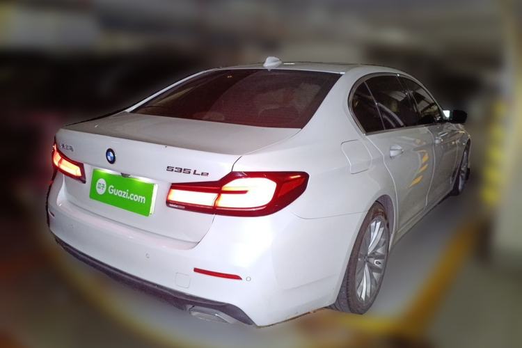 Used BMW 5 Series New Energy 2021 Updated 535Le Luxury Package Rear Right 45 Deg
