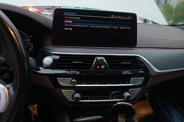 Used BMW 5 Series New Energy 2021 Restyled 535Le M Sport Package Audio And AC Panel