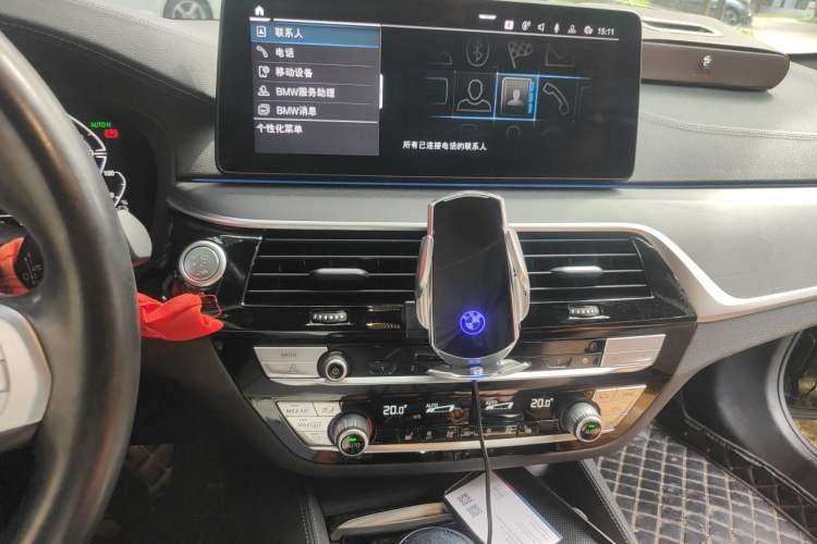 Used BMW 5 Series New Energy 2022 535Le M Sport Package Audio And AC Panel