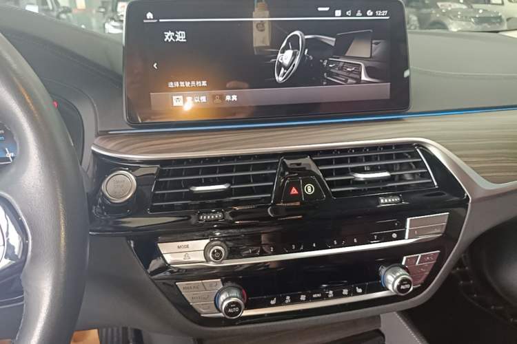 Used BMW 5 Series New Energy 2022 Second Facelift 535Le Luxury Package Audio And AC Panel