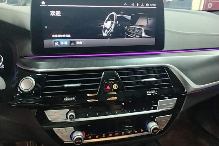 Used BMW 5 Series New Energy 2022 535Le Pioneer Edition M Sport Package Audio And AC Panel
