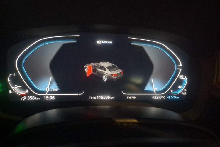 Used BMW 5 Series New Energy 2022 Updated Version 535Le Luxury Package Instrument Cluster