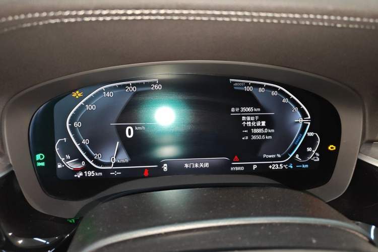 Used BMW 5 Series New Energy 2022 Second Facelift 535Le M Sport Package Instrument Cluster