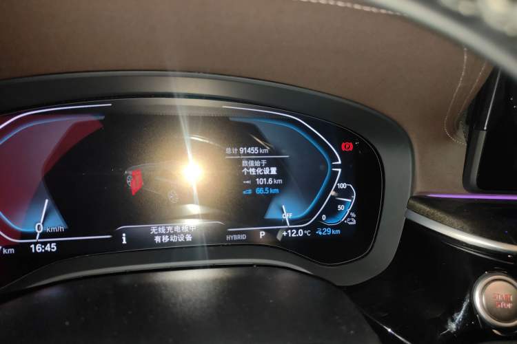 Used BMW 5 Series New Energy 2022 535Le M Sport Package Odometer Close Up