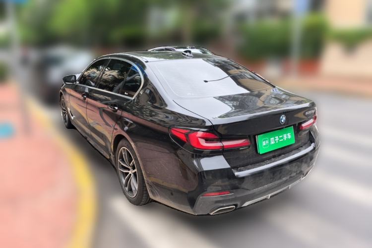 Used BMW 5 Series New Energy 2022 Updated Version 535Le Luxury Package Rear Left 45 Deg