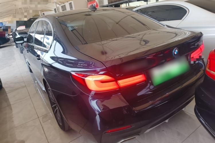 Used BMW 5 Series New Energy 2022 Second Facelift 535Le Pioneer Edition M Sport Package Rear Left 45 Deg