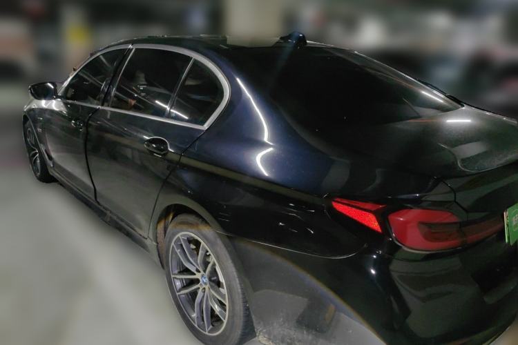 Used BMW 5 Series New Energy 2022 Second Facelift 535Le Luxury Package Rear Left 45 Deg