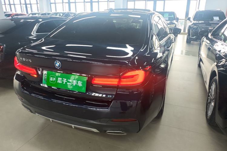 Used BMW 5 Series New Energy 2022 Second Facelift 535Le Pioneer Edition M Sport Package Rear Right 45 Deg
