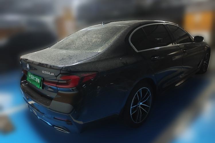 Used BMW 5 Series New Energy 2022 Second Facelift 535Le Pioneer Edition M Sport Package Rear Right 45 Deg