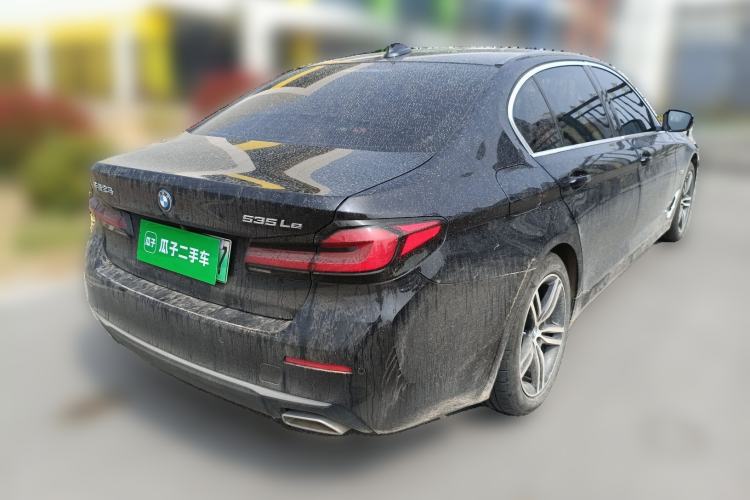 Used BMW 5 Series New Energy 2022 Updated Version 535Le Luxury Package Rear Right 45 Deg