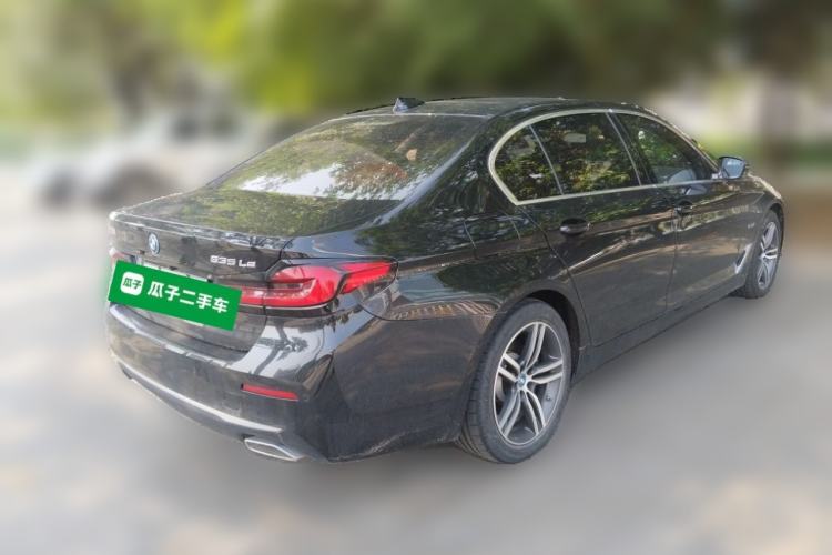 Used BMW 5 Series New Energy 2022 Updated Version 535Le Luxury Package Rear Right 45 Deg